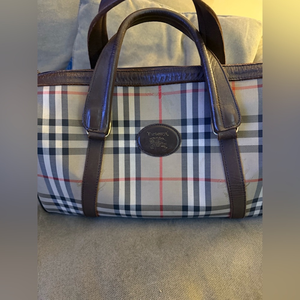 Burberry duffle bag